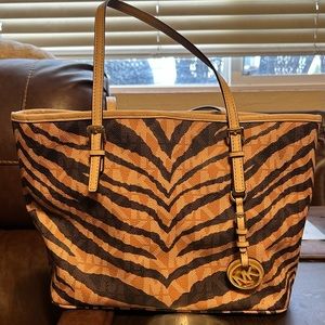 MK purse. Zebra.